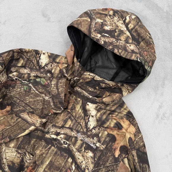 Columbia Other - Columbia  Camo Rain Jacket Omni-Tech Waterproof Hunting Fishing‎ Mens Size L